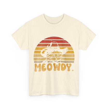 Meowdy T-Shirt - Funny Cowboy Cat Western Tee