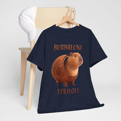 Burbaloni Luliloli Shirt – Cute Capybara in Coconut Funny Animal Tee