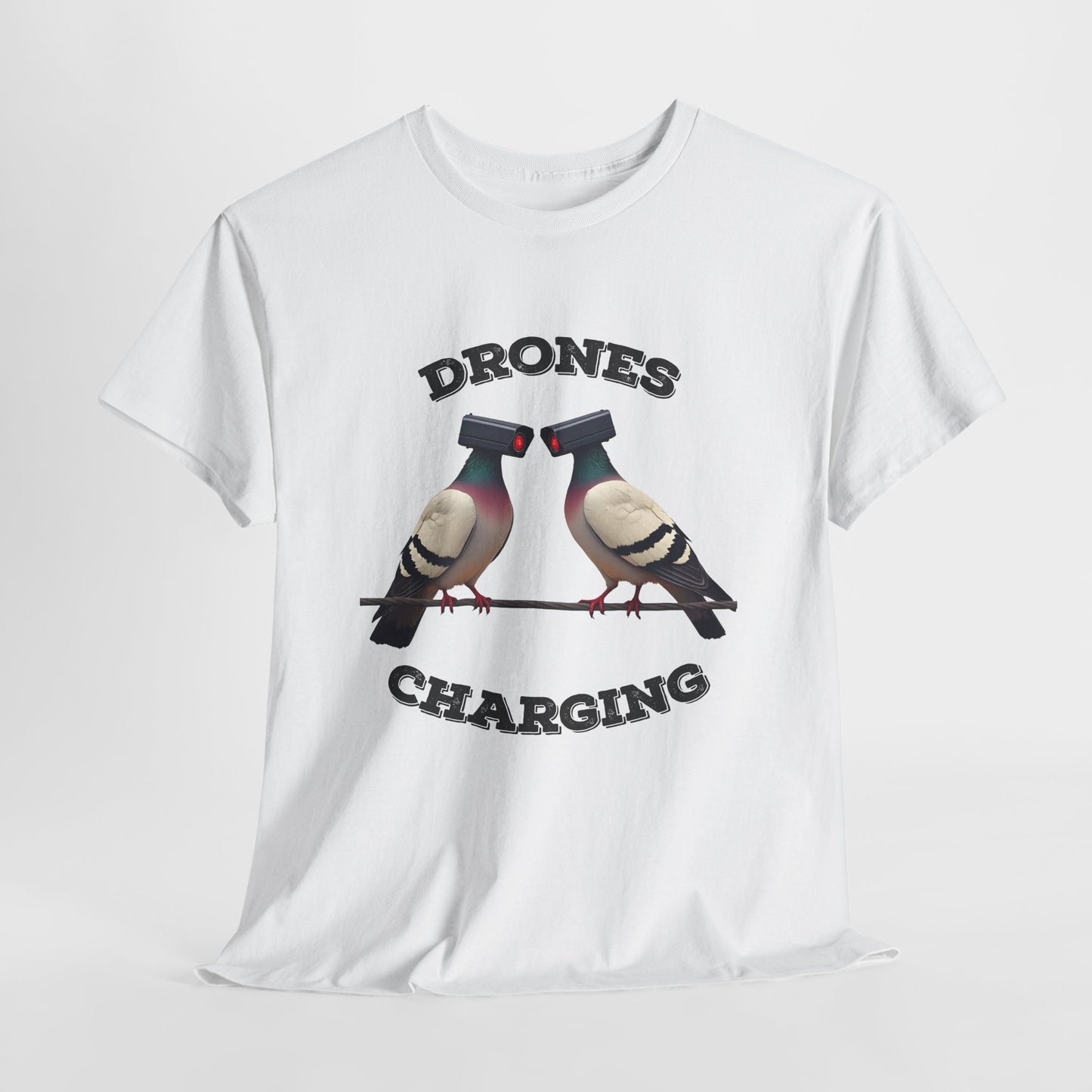 Drohnen laden Shirt - Lustiges Taubenkamera-Meme-T-Shirt