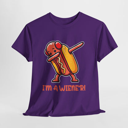 I'm a Wiener Hot Dog T-Shirt - Funny BBQ Pun Kawaii Tee