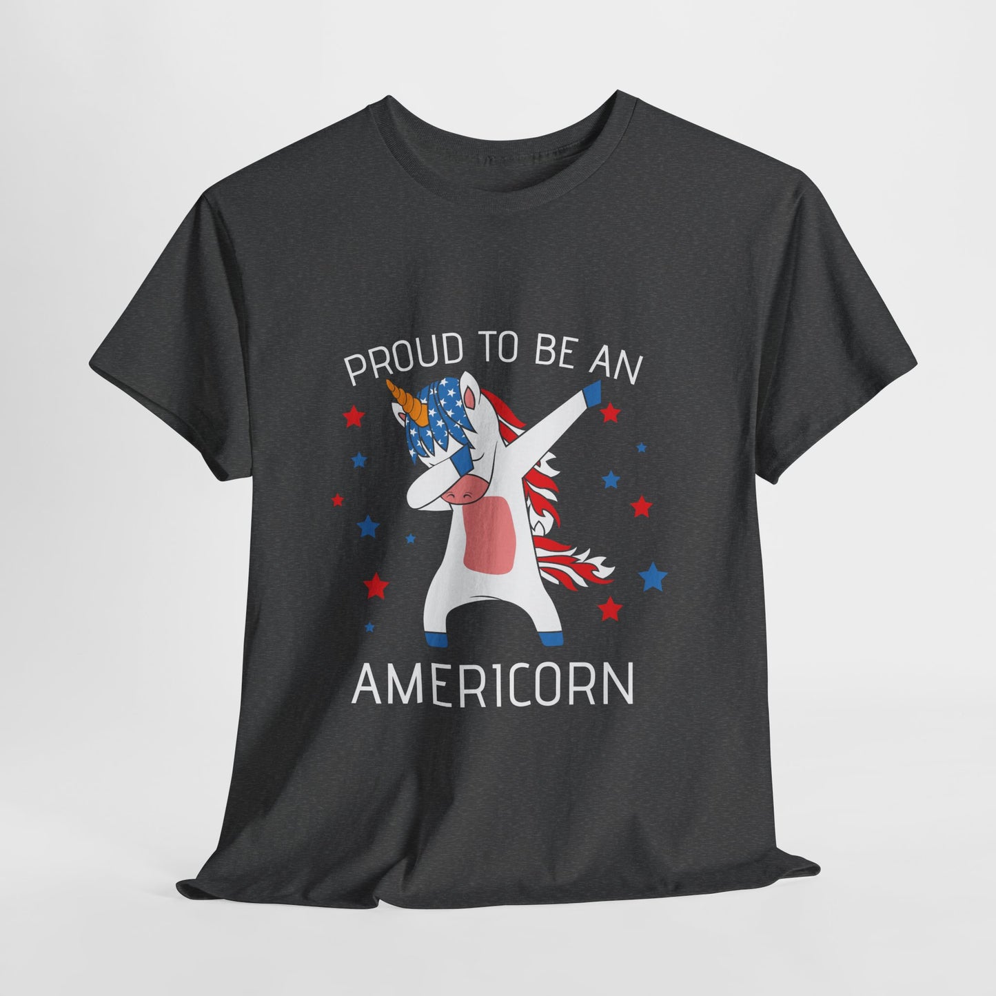 Proud Americorn Shirt - USA Dabbing Unicorn Tee