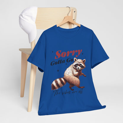 Sorry Raccoon T-Shirt - Cute Awkward Apology Tee