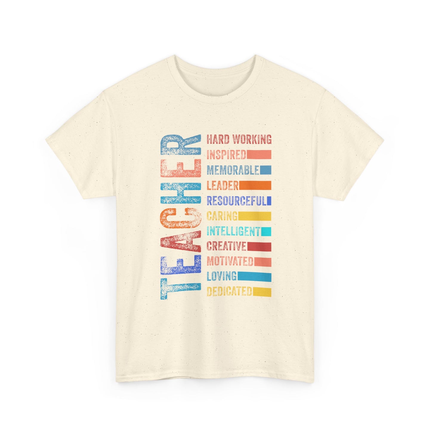 TEACHER Acronym Shirt - Colorful Back to School Gift for Teachers, Appreciation Tee, Educator Staff T-Shirt