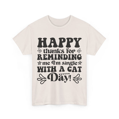 Cattitude Cat T-Shirt - Minimalist Sassy Line Art Tee