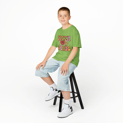 Fifth Grade Bubble Letters T-Shirt | Cute Retro Back to School Tee