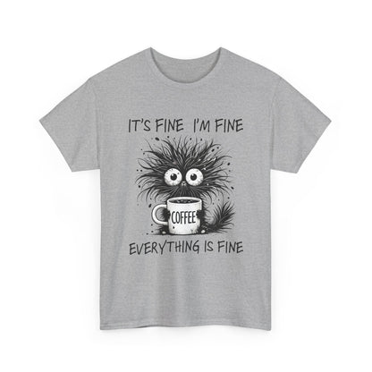 Caffeine Chaos Monster T-Shirt - Funny Coffee Tee