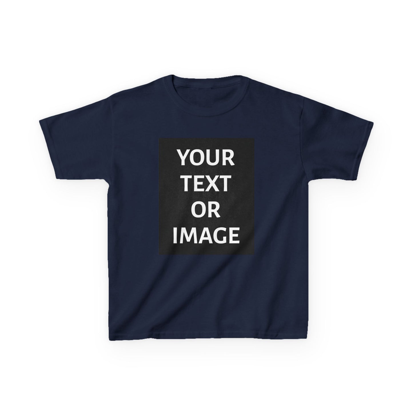 Kids Customizable Tee - Personalized Your Text or Image Shirt