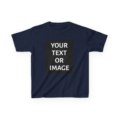 Kids Customizable Tee - Personalized Your Text or Image Shirt