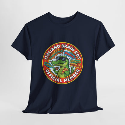 Italiano Brain Rot Shirt – Bombardino Crocodile Meme Tee, Absurd Humour T-Shirt