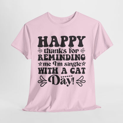 Cattitude Cat T-Shirt - Minimalist Sassy Line Art Tee