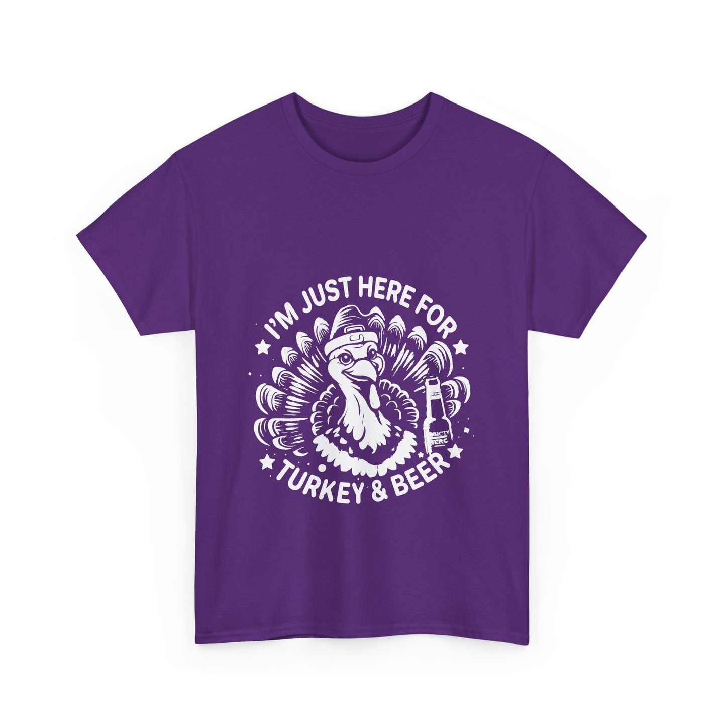 Turkey and Beer T-Shirt - Funny Thanksgiving Drinking Tee