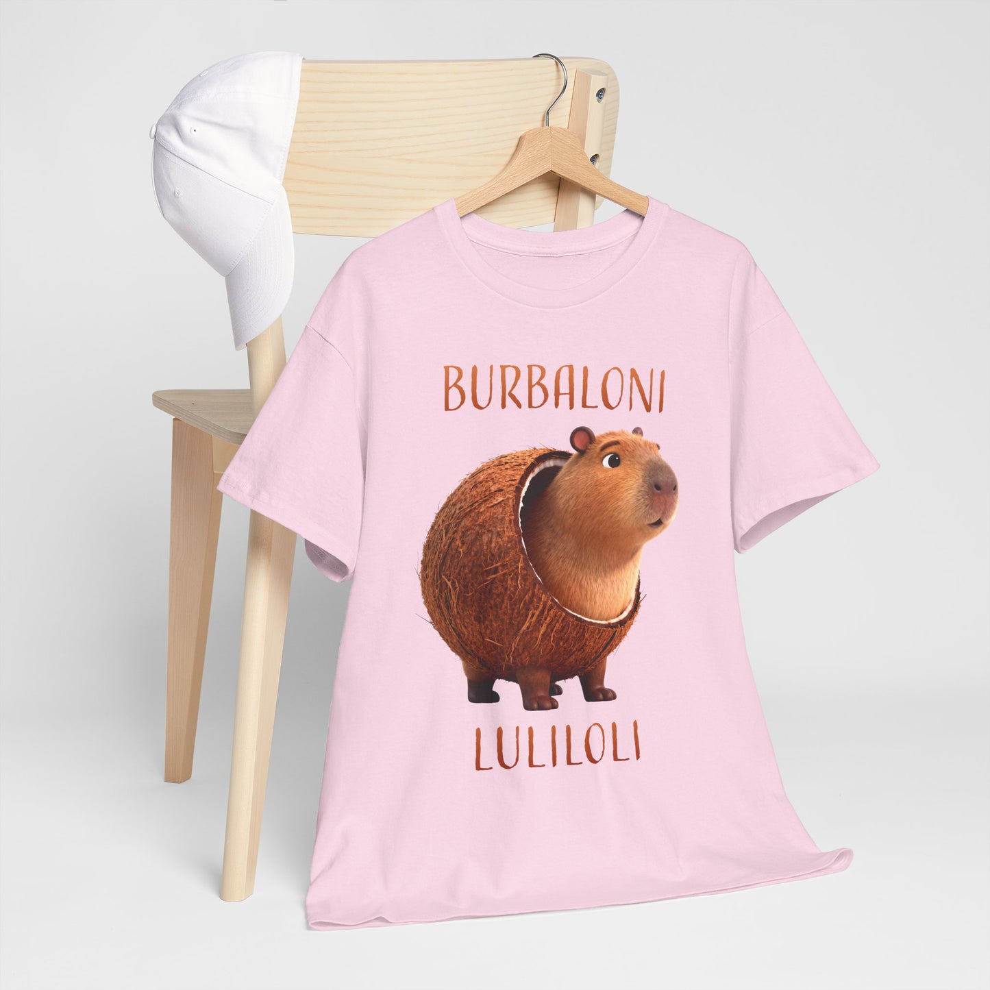 Burbaloni Luliloli Shirt – Cute Capybara in Coconut Funny Animal Tee