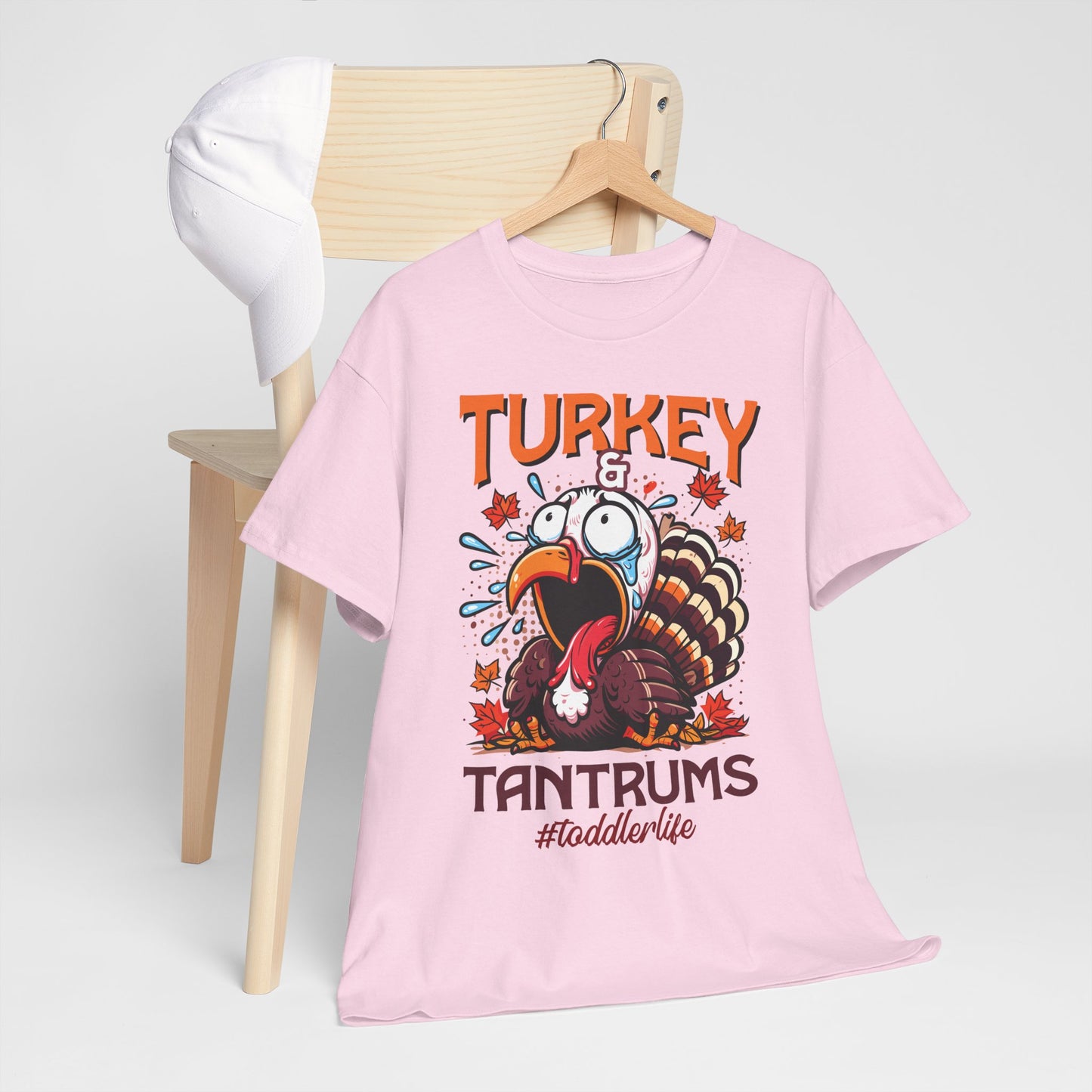 Turkey and Tantrums T-Shirt - Funny Thanksgiving Toddler Life Tee