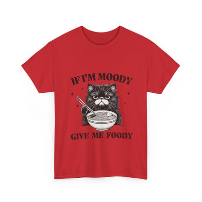 Grumpy Ramen Cat T-Shirt - Moody Kitty Noodles Tee