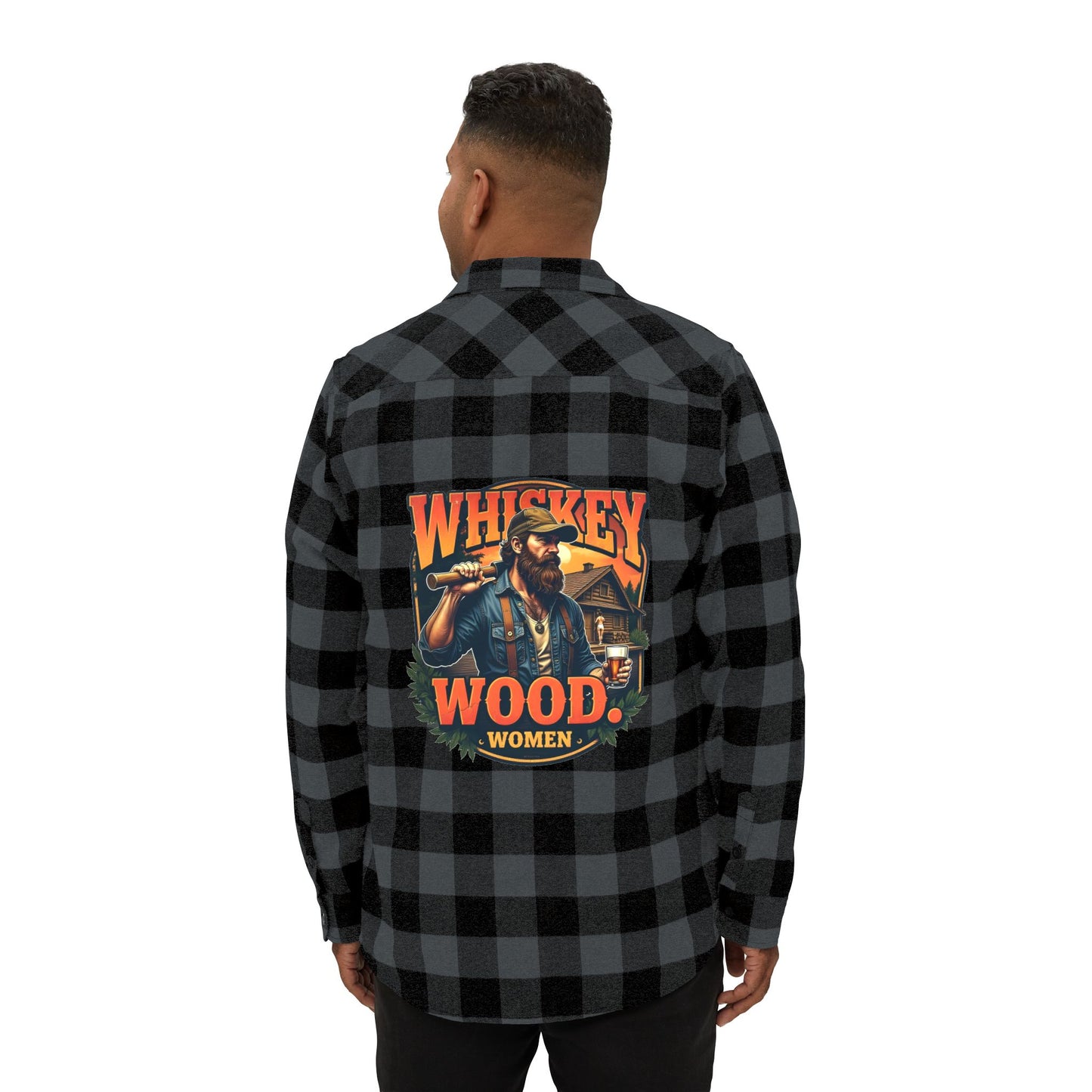 Whiskey. Wood. Women. - Vintage Redneck Country Shirt for Lumberjack Lovers & Whiskey Drinkers