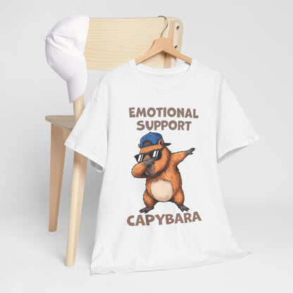 Emotional Support Capybara Shirt – Funny Dabbing Meme Animal Tee