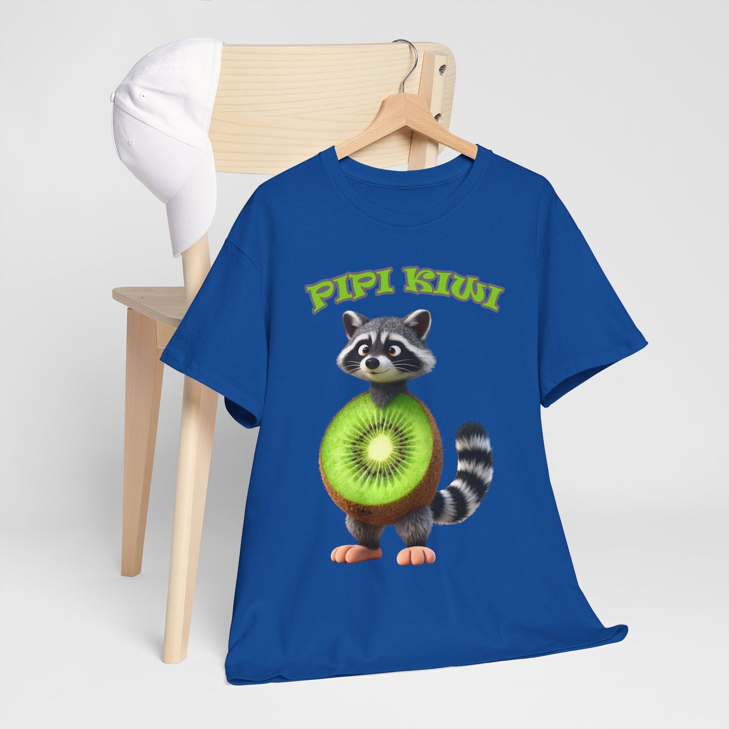 Pipi Kiwi Shirt – Funny Raccoon Fruit Mashup Tee