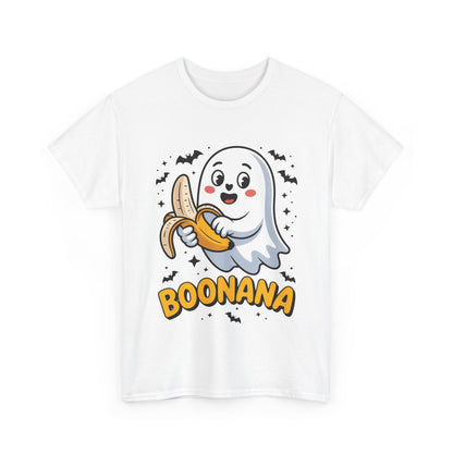 Boonana Ghost T-Shirt - Cute Halloween Banana Pun Tee