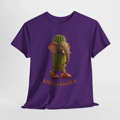 Lirili Larila Shirt – Funny Elephant Cactus Hybrid Tee
