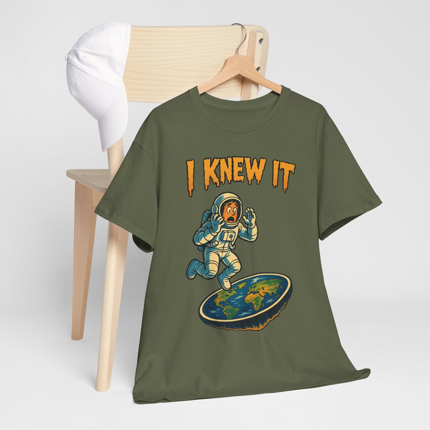 I Knew It Flat Earth Shirt - Funny Astronaut Meme Tee