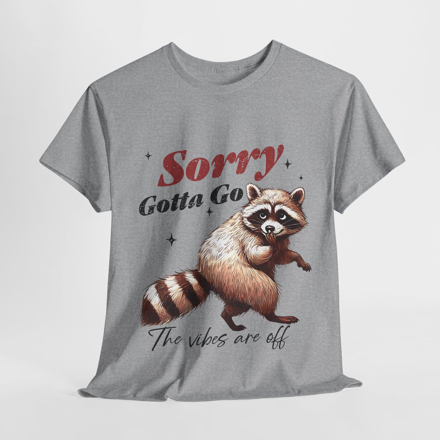 Sorry Raccoon T-Shirt - Cute Awkward Apology Tee