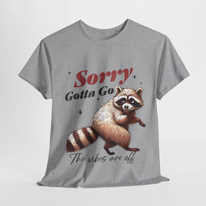 Sorry Raccoon T-Shirt - Cute Awkward Apology Tee