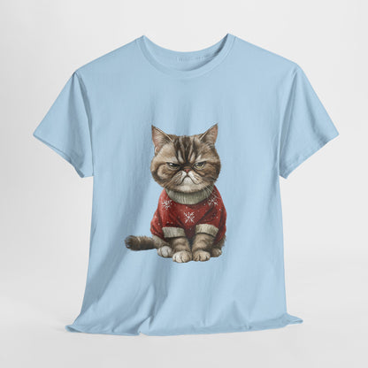 Grumpy Christmas Cat T-Shirt