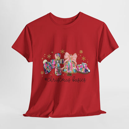 Christ the Savior Is Born T-Shirt - Pastel Nativity Cross Christmas Tee