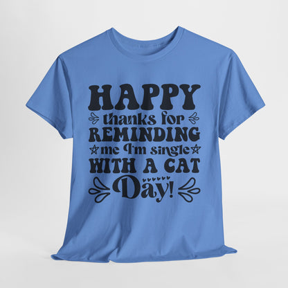 Cattitude Cat T-Shirt - Minimalist Sassy Line Art Tee