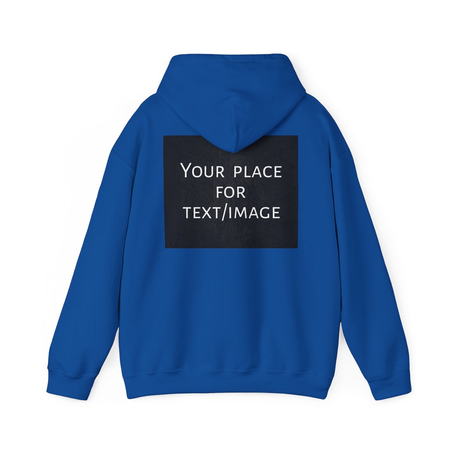 Bluza z kapturem z nadrukiem z przodu i/lub z tyłu – spersonalizowana bluza z tekstem lub obrazem, wyjątkowy prezent, spersonalizowana bluza unisex z kapturem na imprezy, logo i nie tylko