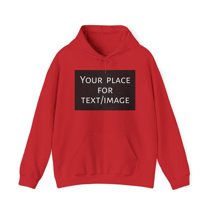 Bluza z kapturem z nadrukiem z przodu i/lub z tyłu – spersonalizowana bluza z tekstem lub obrazem, wyjątkowy prezent, spersonalizowana bluza unisex z kapturem na imprezy, logo i nie tylko