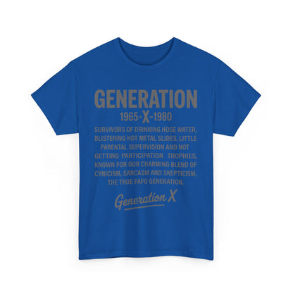 Generation X T-Shirt - 1965-1980 Hose Water Survivor