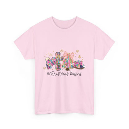 Christ the Savior Is Born T-Shirt - Pastel Nativity Cross Christmas Tee