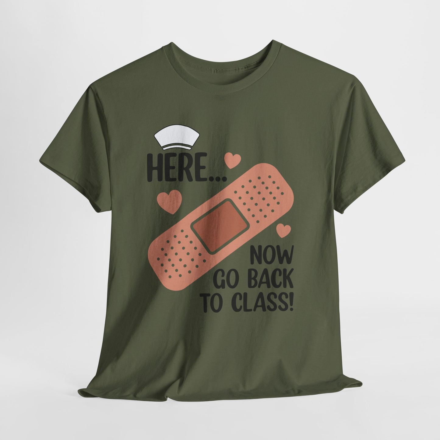 School Nurse Shirt - Bandage & Hearts Appreciation Tee