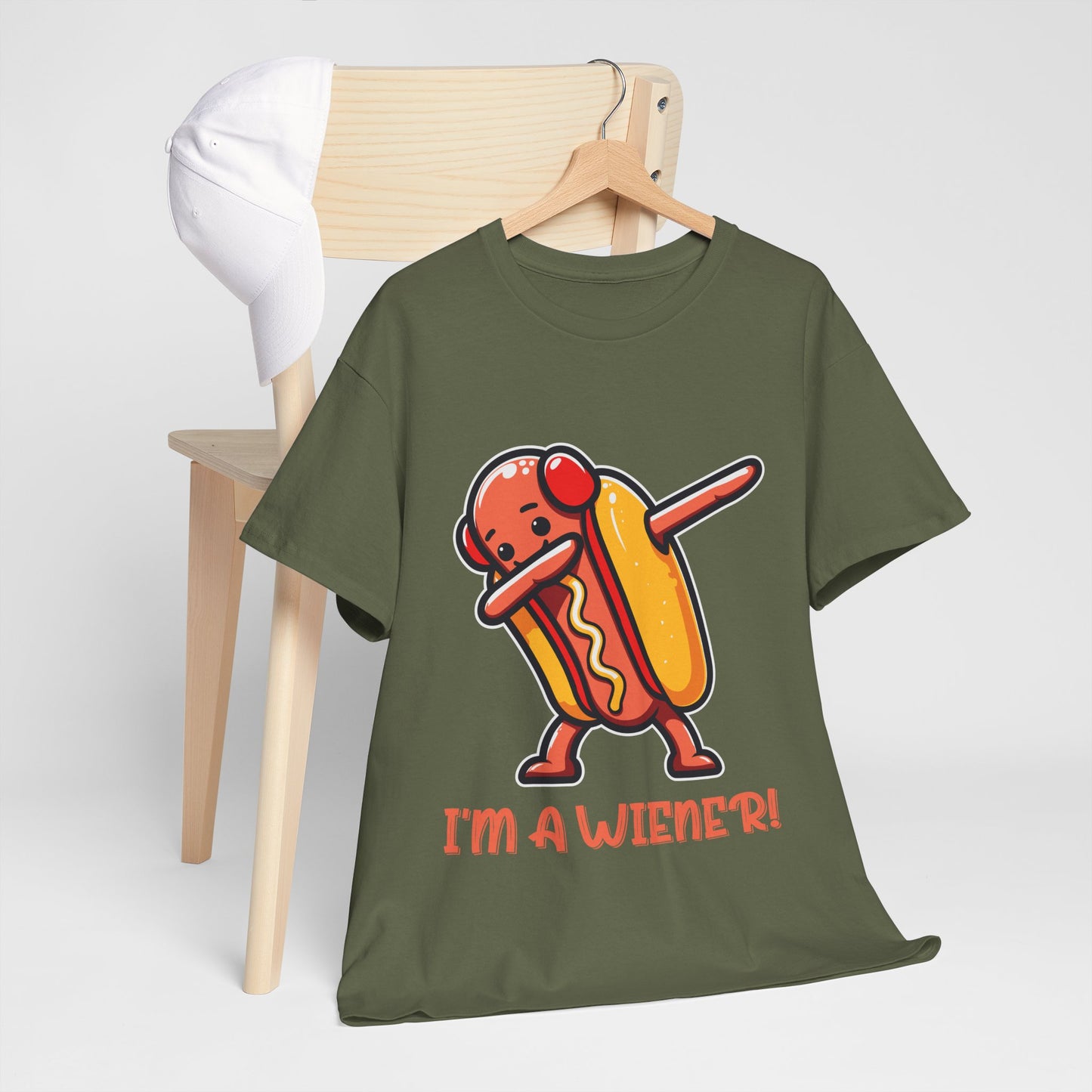 I'm a Wiener Hot Dog T-Shirt - Funny BBQ Pun Kawaii Tee