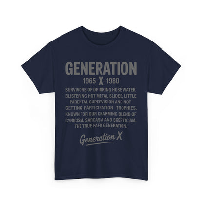 Generation X T-Shirt - 1965-1980 Hose Water Survivor