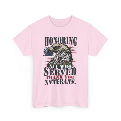 Thank You Veterans T-Shirt - Eagle, Flag & Iwo Jima Tribute Tee