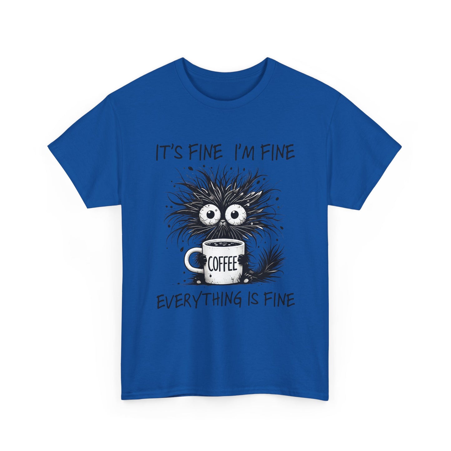 Caffeine Chaos Monster T-Shirt - Funny Coffee Tee