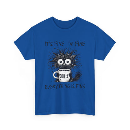 Caffeine Chaos Monster T-Shirt - Funny Coffee Tee
