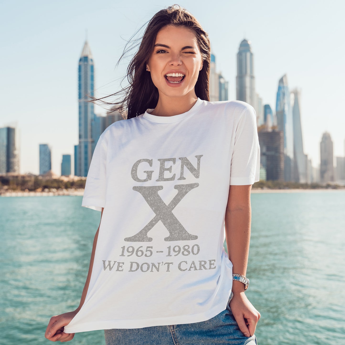 Gen X T-Shirt - 1965 - 1980 We Don't Care