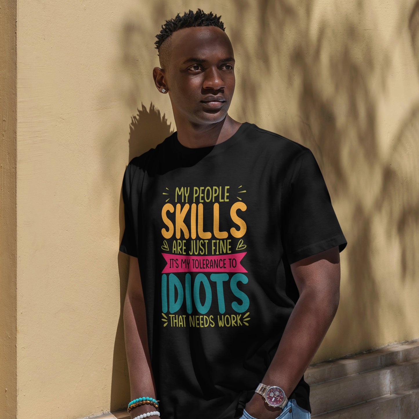 My People Skills Are Fine T-Shirt - Office Sarcasm Tee