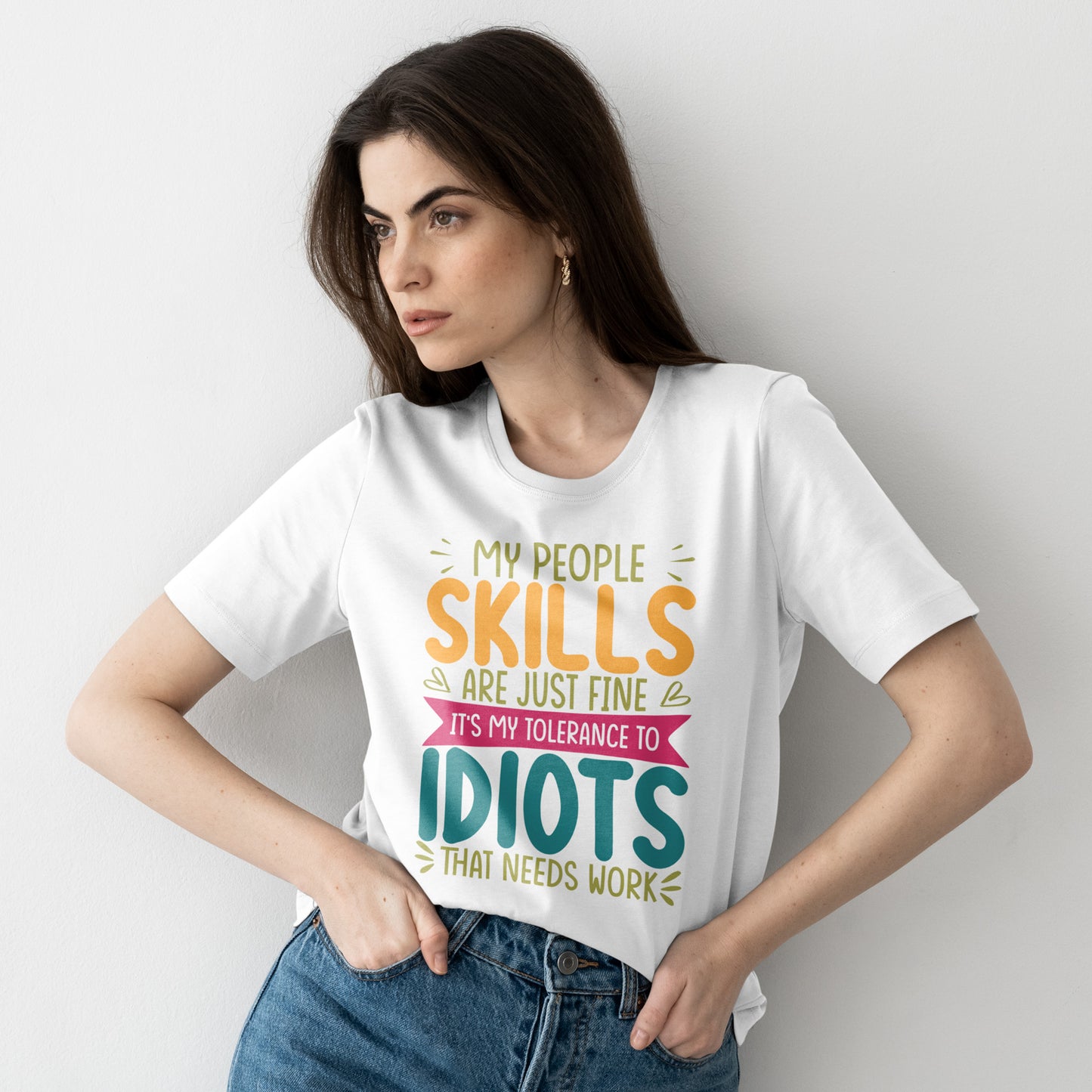 My People Skills Are Fine T-Shirt - Office Sarcasm Tee