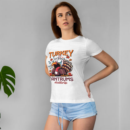 Turkey and Tantrums T-Shirt - Funny Thanksgiving Toddler Life Tee