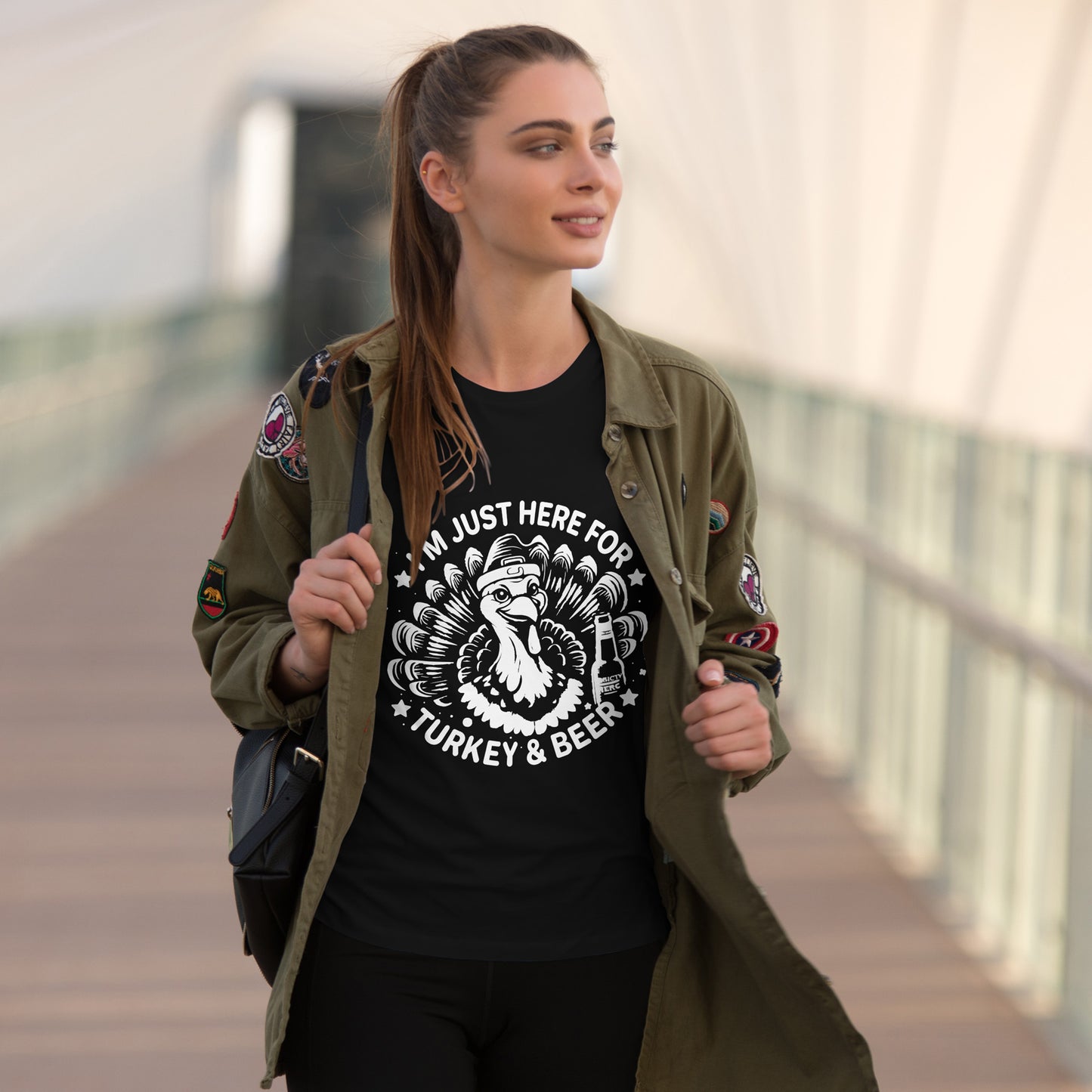 Turkey and Beer T-Shirt - Funny Thanksgiving Drinking Tee
