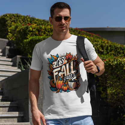 It’s Fall Y’all T-Shirt - Pumpkin Spice Autumn Coffee Lover Tee
