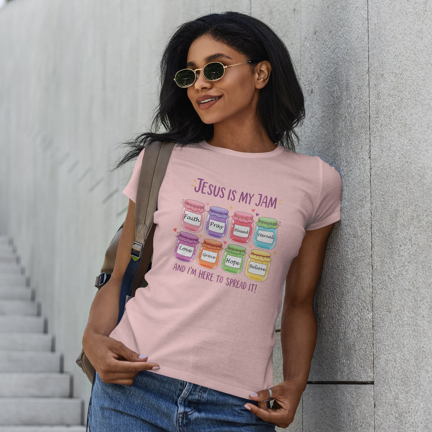 Jesus Is My Jam Shirt - Cute Christian Pun T-Shirt, Faith and Love Graphic Tee, Religious Humor Gift for Women & Men