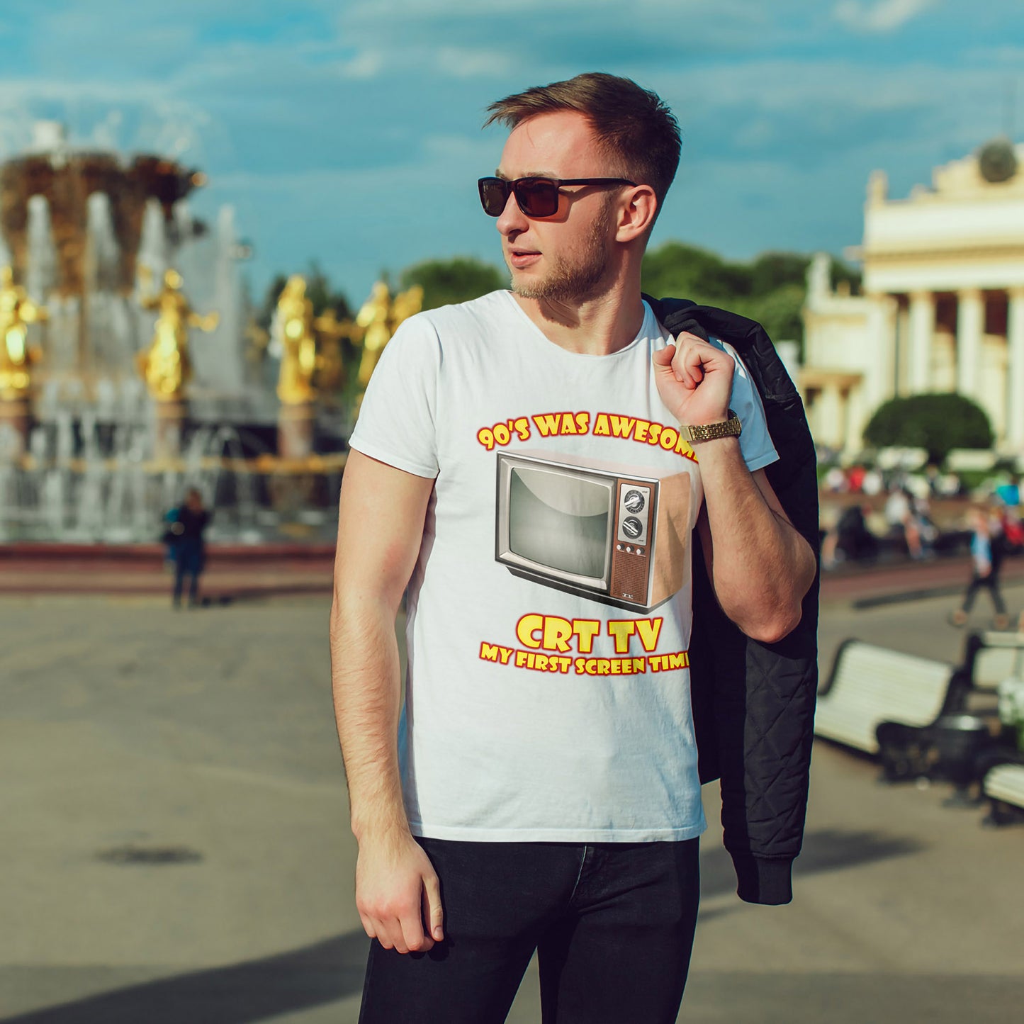 My First Screen Time T-Shirt - Retro CRT TV 90s Tee
