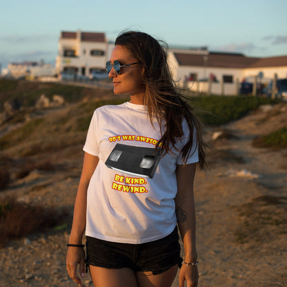 Be Kind Rewind T-Shirt - Retro VHS 90s Tee