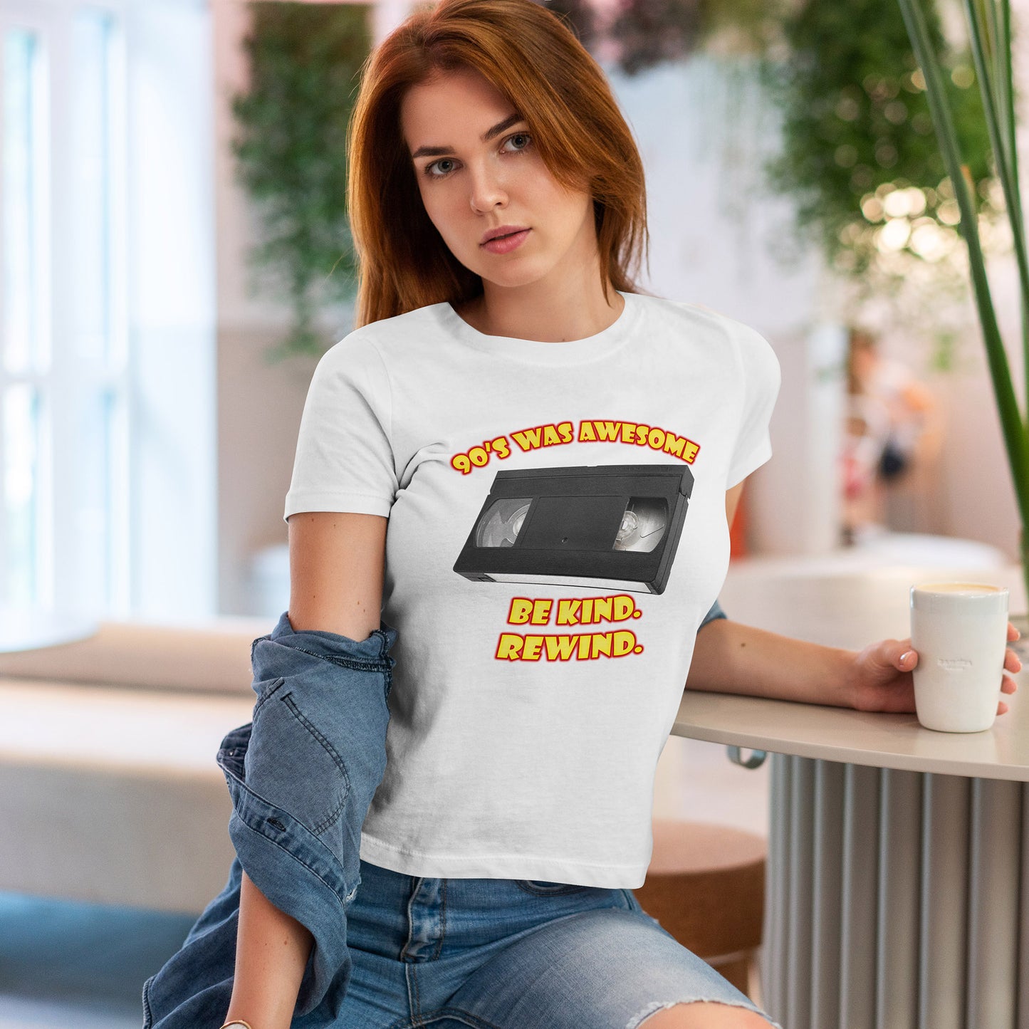 Be Kind Rewind T-Shirt - Retro VHS 90s Tee
