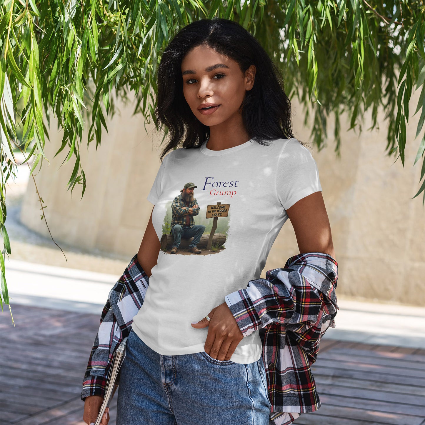 Forest Grump Shirt – Funny Camping Introvert T-Shirt, Sarcastic Wilderness Tee, Grumpy Outdoors Gift for Men & Nature Lovers